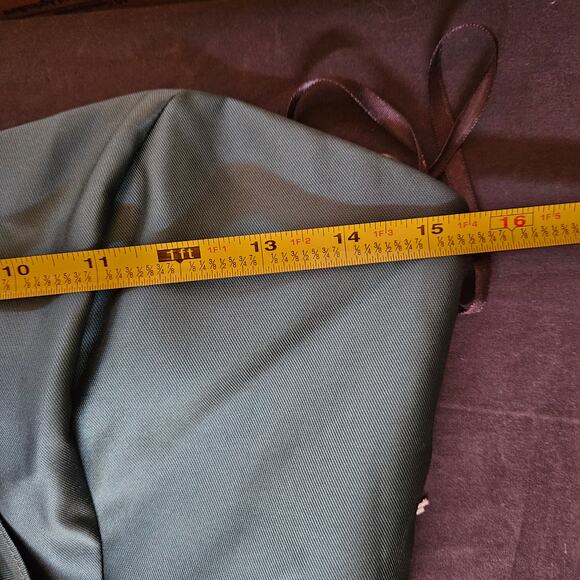 Alfred Sung Green One Shoulder Satin Gown Size 8R NWT Holidays Party Prom Event - Picture 9 of 11